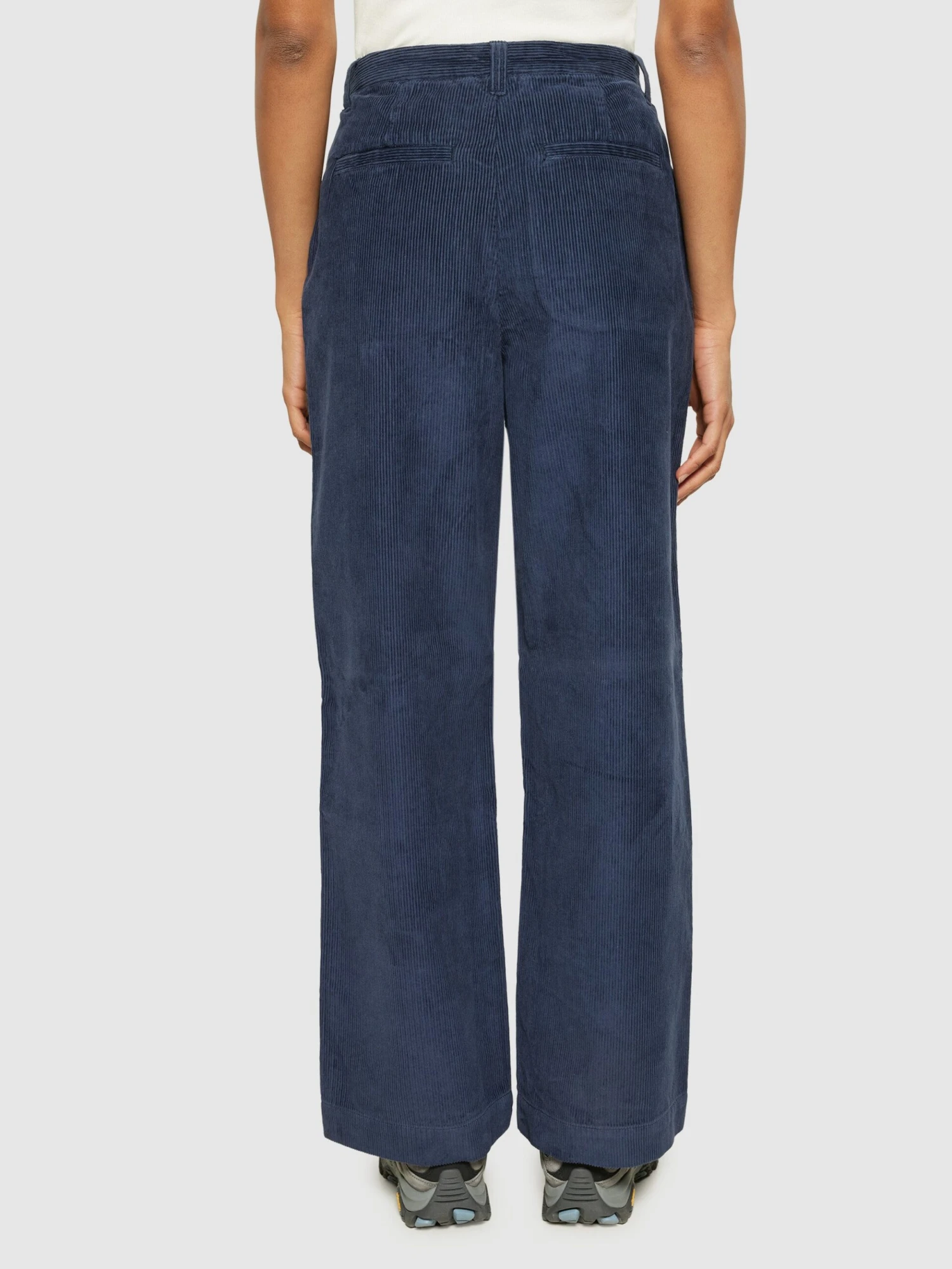 POSEY Wide High-rise Irregular Corduroy Pant - GOTS/Vegan - Night Sky 5 POSEY Wide High-rise Irregular Corduroy Pant - GOTS/Vegan - Night Sky - Image 3