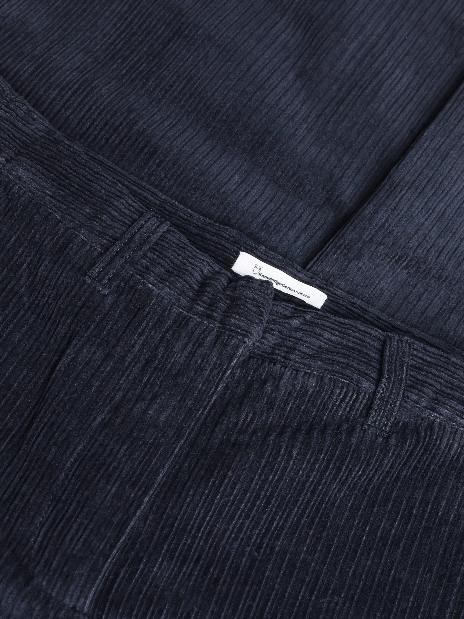 POSEY Wide High-rise Irregular Corduroy Pant - GOTS/Vegan - Night Sky 8 POSEY Wide High-rise Irregular Corduroy Pant - GOTS/Vegan - Night Sky - Image 6