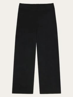 POSEY Wide Mid-rise Knitted Pants - RWS - Black Jet