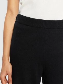 POSEY Wide Mid-rise Knitted Pants - RWS - Black Jet 11 POSEY Wide Mid-rise Knitted Pants - RWS - Black Jet -Knowledge Cotton Apparel Store POSEY wide mid rise knitted pants RWS Pants 2070052 1300 Black Jet 4