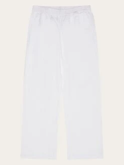 Posey Wide Linen Pants - Bright White