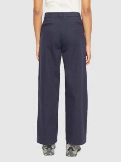 POSEY Wide Mid-rise Twill Pant - GOTS/Vegan - Night Sky 9 POSEY Wide Mid-rise Twill Pant - GOTS/Vegan - Night Sky -Knowledge Cotton Apparel Store POSEY wide mid rise twill pant GOTS Vegan Pants 2070051 1412 Night Sky 2