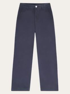 POSEY Wide Mid-rise Twill Pant - GOTS/Vegan - Night Sky