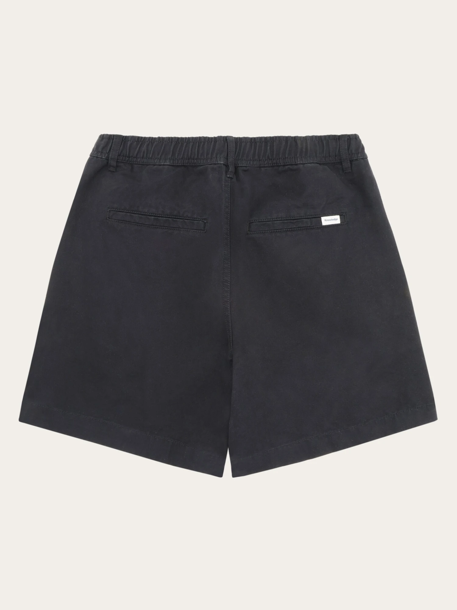 POSEY Wide Mid-rise Twill Shorts - GOTS/Vegan - Black Jet 5 POSEY Wide Mid-rise Twill Shorts - GOTS/Vegan - Black Jet - Image 3
