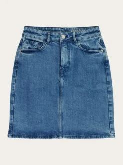 ROMY Light Blue Denim Skirt - Light Blue