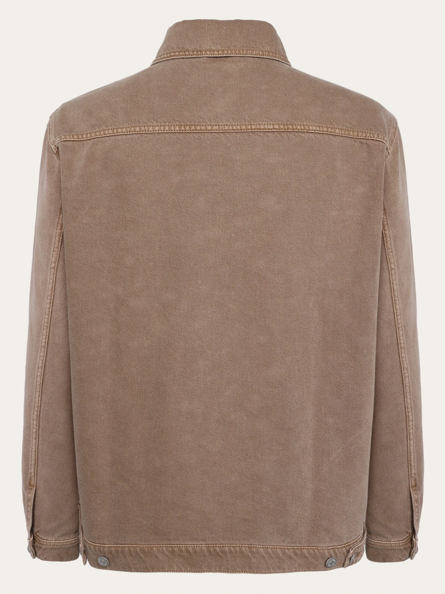Raw Twill Workwear Jacket - GOTS/Vegan - Tiramisu 4 Raw Twill Workwear Jacket - GOTS/Vegan - Tiramisu - Image 2