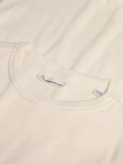 Regenerative Organic Cotton Rib T-Shirt GOTS/Vegan - Egret 6 Regenerative Organic Cotton Rib T-Shirt GOTS/Vegan - Egret -Knowledge Cotton Apparel Store Regenerative Organic Cotton Rib T Shirt GOTS Vegan T shirts 2010067 1387 Egret 1