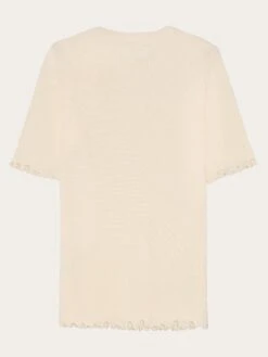 Regenerative Organic Cotton Rib T-Shirt GOTS/Vegan - Egret 7 Regenerative Organic Cotton Rib T-Shirt GOTS/Vegan - Egret -Knowledge Cotton Apparel Store Regenerative Organic Cotton Rib T Shirt GOTS Vegan T shirts 2010067 1387 Egret 2