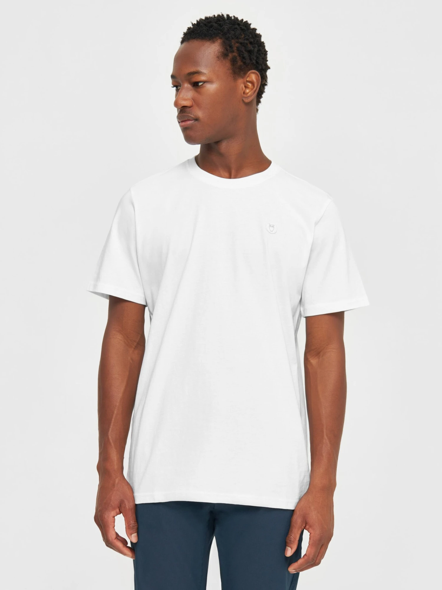 Regular Fit Badge T-shirt - Bright White 4 Regular Fit Badge T-shirt - Bright White - Image 2