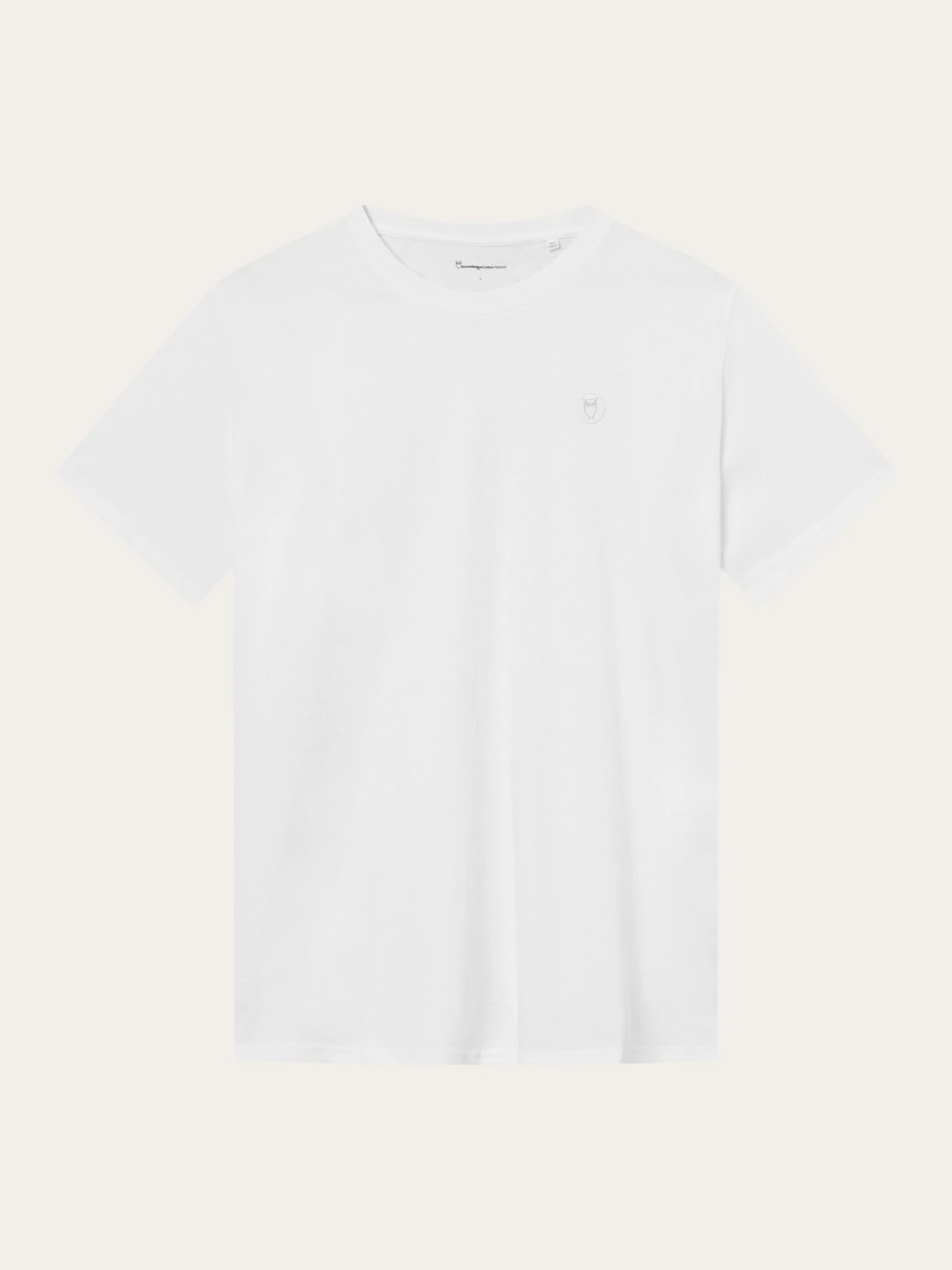 Regular Fit Badge T-shirt - Bright White 3 Regular Fit Badge T-shirt - Bright White