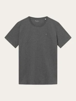 Regular Fit Badge T-shirt - Dark Grey Melange