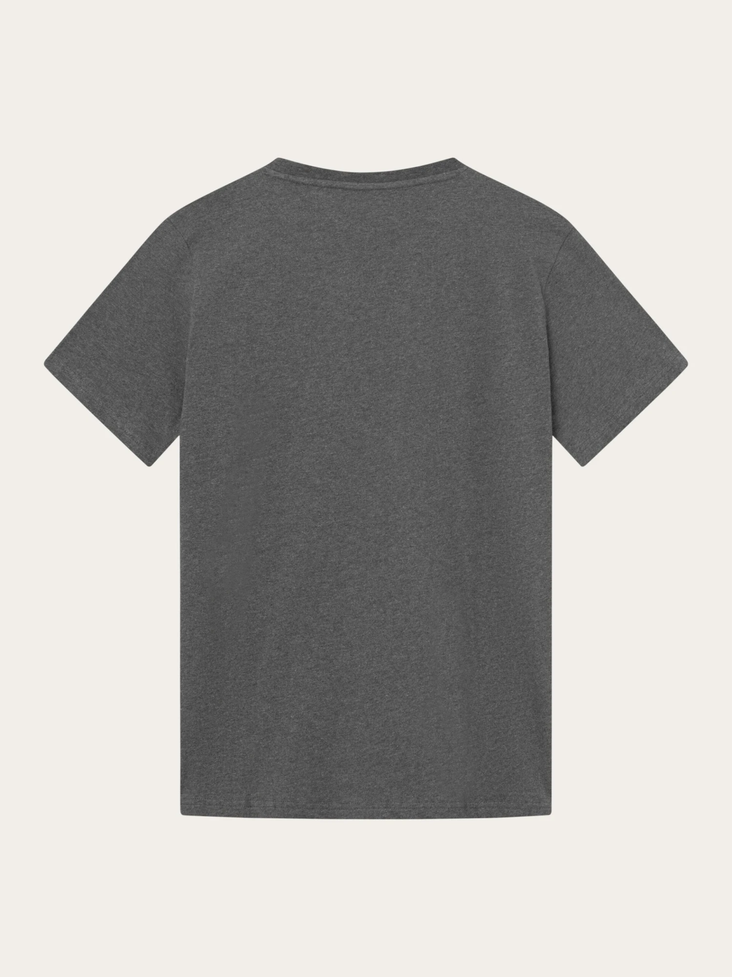 Regular Fit Badge T-shirt - Dark Grey Melange 8 Regular Fit Badge T-shirt - Dark Grey Melange - Image 6