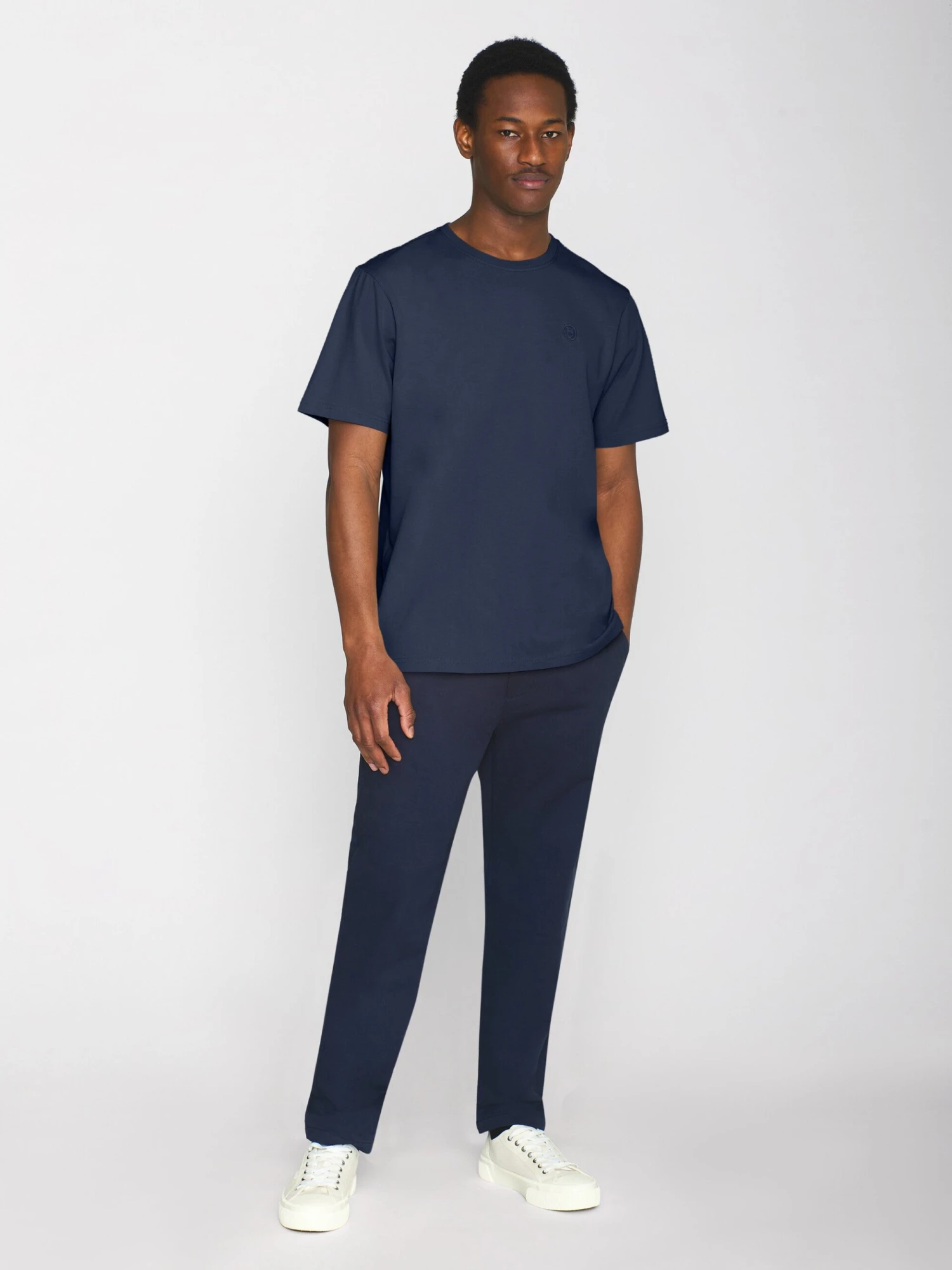 Regular Fit Badge T-shirt - Insigna Blue Melange 6 Regular Fit Badge T-shirt - Insigna Blue Melange - Image 4