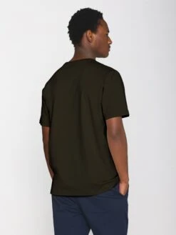 Regular Fit Badge T-shirt - Green Melange 9 Regular Fit Badge T-shirt - Green Melange -Knowledge Cotton Apparel Store Regular fit Badge t shirt T shirts 1010605 1337 Green melange 2 5f68ca8a 98b1 47b4 9273 42f9a3719439