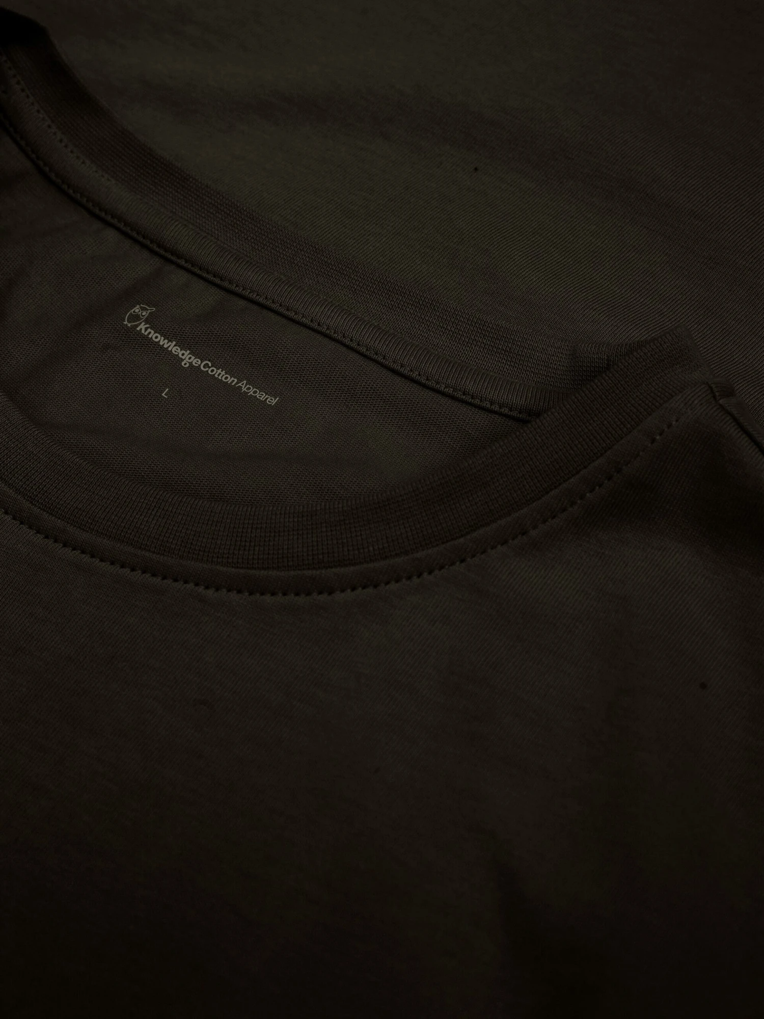 Regular Fit Badge T-shirt - Green Melange 7 Regular Fit Badge T-shirt - Green Melange - Image 5