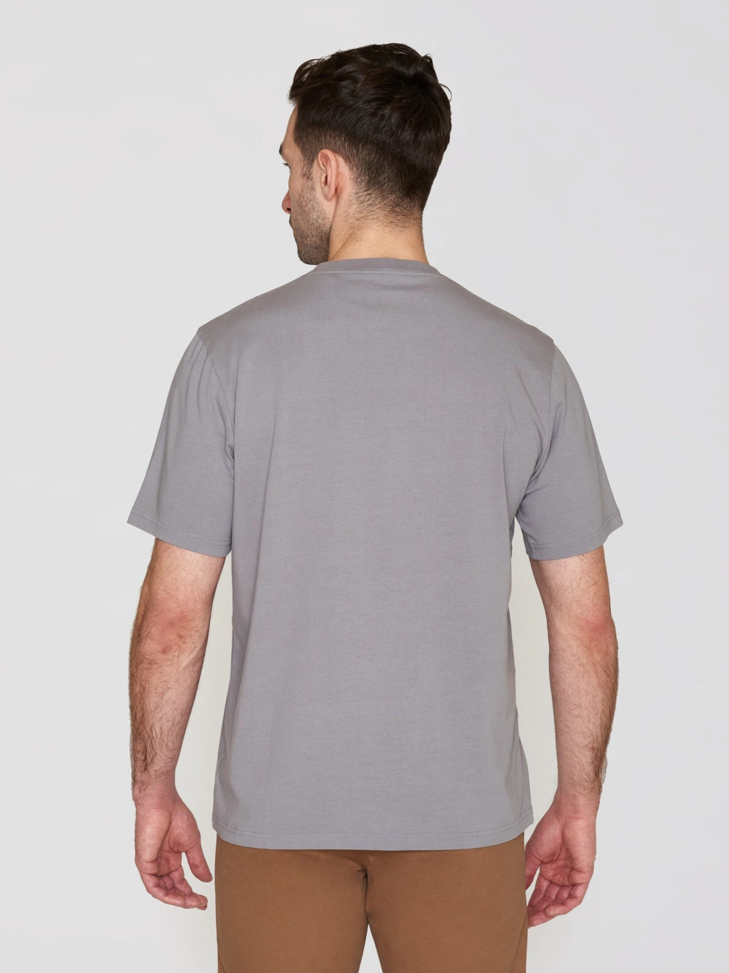 Regular Fit Badge T-shirt - Sharkskin 5 Regular Fit Badge T-shirt - Sharkskin - Image 3
