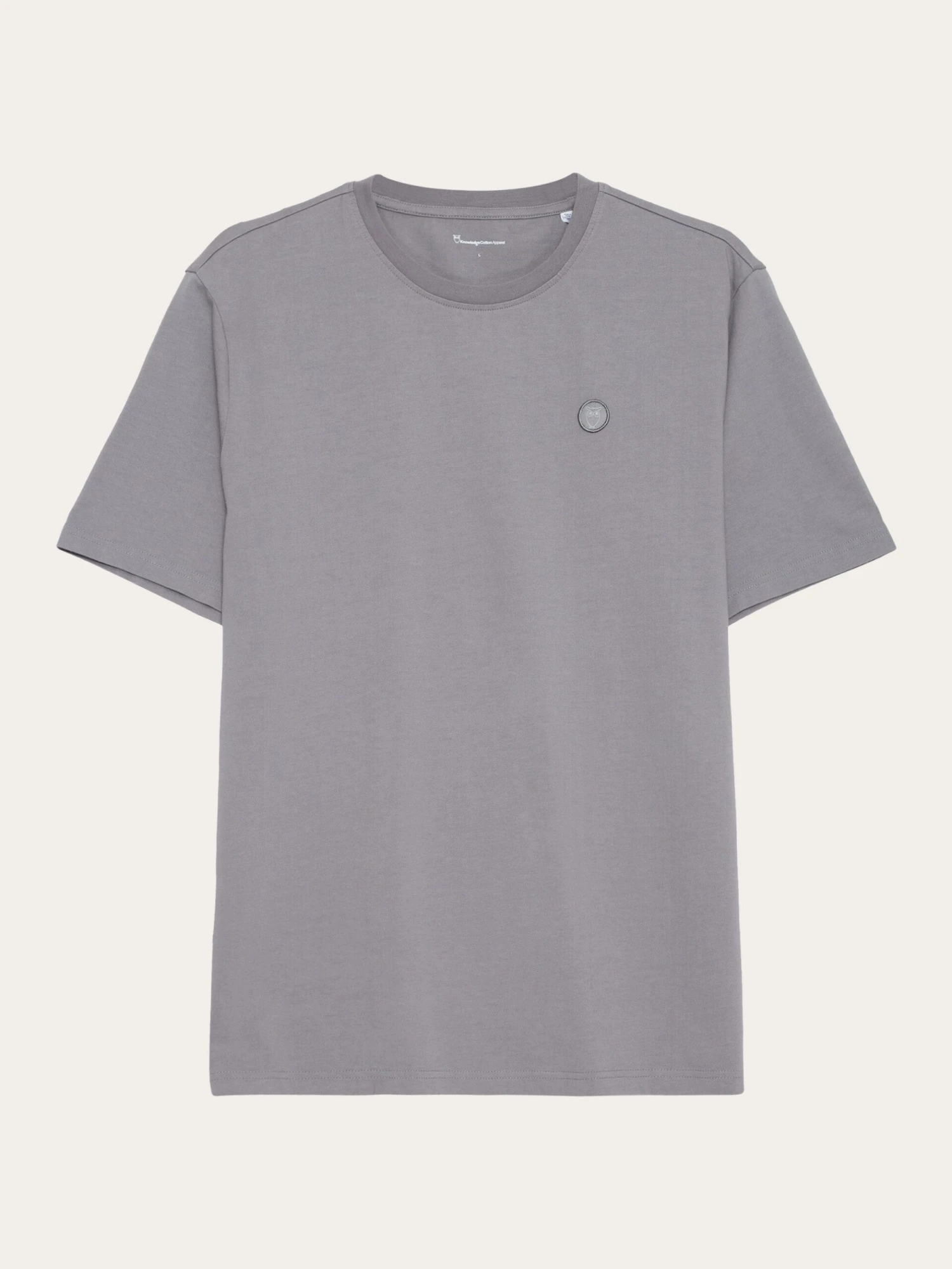 Regular Fit Badge T-shirt - Sharkskin 3 Regular Fit Badge T-shirt - Sharkskin