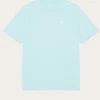Regular Fit Badge T-shirt - Aqua-Esque 2 Regular Fit Badge T-shirt - Aqua-Esque -Knowledge Cotton Apparel Store Regular fit Badge t shirt T shirts 1010605 1480 Aqua Esque
