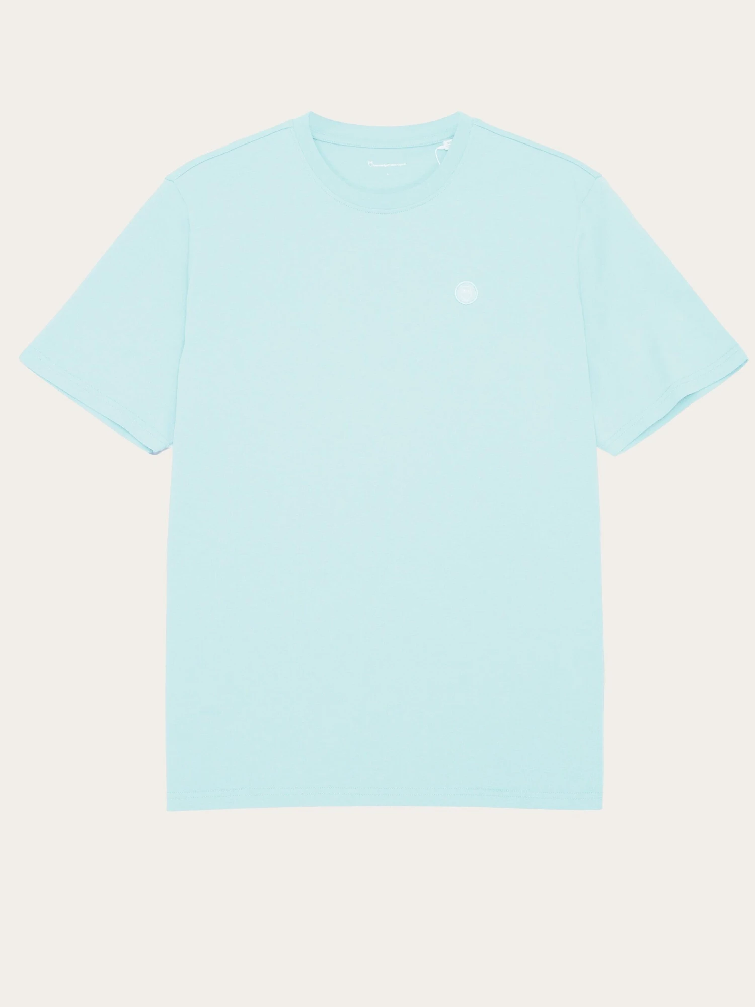 Regular Fit Badge T-shirt - Aqua-Esque 3 Regular Fit Badge T-shirt - Aqua-Esque