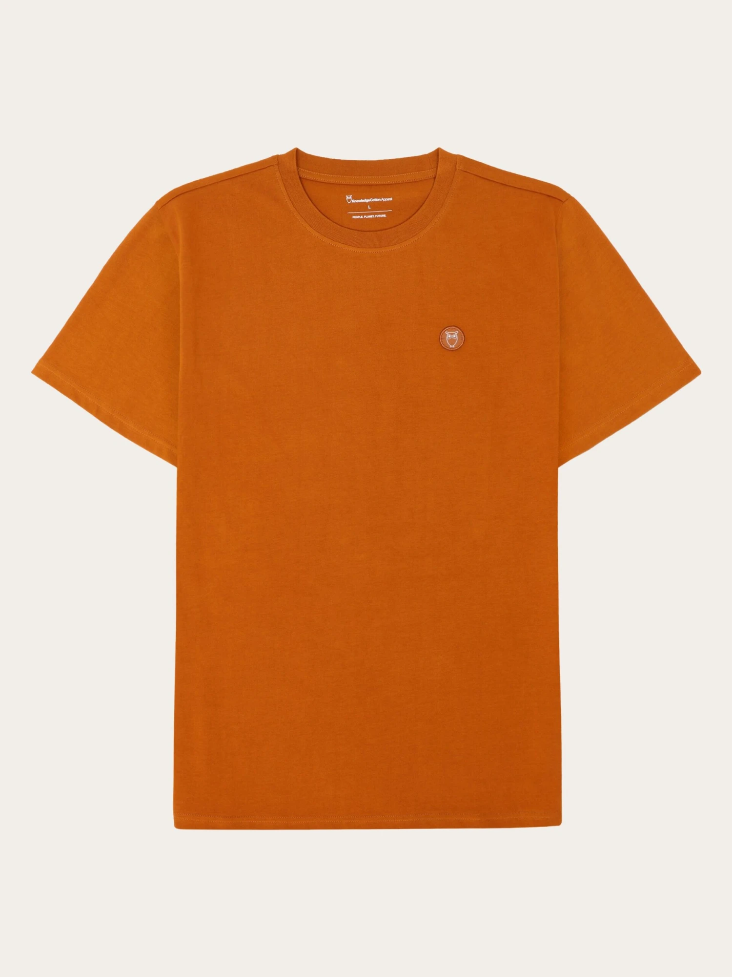 Regular Fit Badge T-shirt - Pumpkin Spice 4 Regular Fit Badge T-shirt - Pumpkin Spice - Image 2