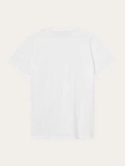 Regular Fit Basic Tee - Bright White -Knowledge Cotton Apparel Store Regular fit Basic tee T shirts 1010113 1010 Bright White 5