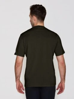 Regular Fit Basic Tee - Green Melange 9 Regular Fit Basic Tee - Green Melange -Knowledge Cotton Apparel Store Regular fit Basic tee T shirts 1010113 1337 Green melange 2