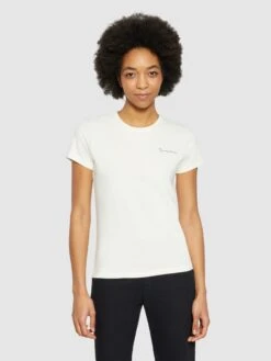 Regular Fitted Back Print Tee - Regenerative Organic Certified® - GOTS/Vegan - Egret 9 Regular Fitted Back Print Tee - Regenerative Organic Certified® - GOTS/Vegan - Egret -Knowledge Cotton Apparel Store Regular fitted back print tee Regenerative Organic Certified GOTS Vegan T shirts 2010053 1387 Egret 2