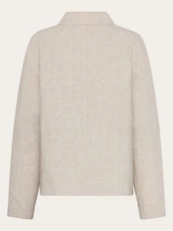 Regular Linen Overshirt - GOTS/Vegan - Yarndyed - Light Feather Gray 8 Regular Linen Overshirt - GOTS/Vegan - Yarndyed - Light Feather Gray -Knowledge Cotton Apparel Store Regular linen overshirt GOTS Vegan Overshirts 2190020 1449 Yarndyed Light feather gray 1