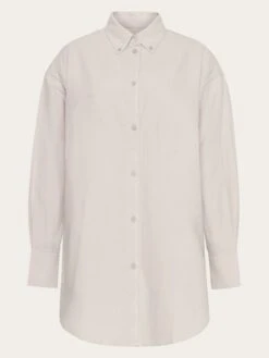 Relaxed Flannel Shirt - Light Feather Gray