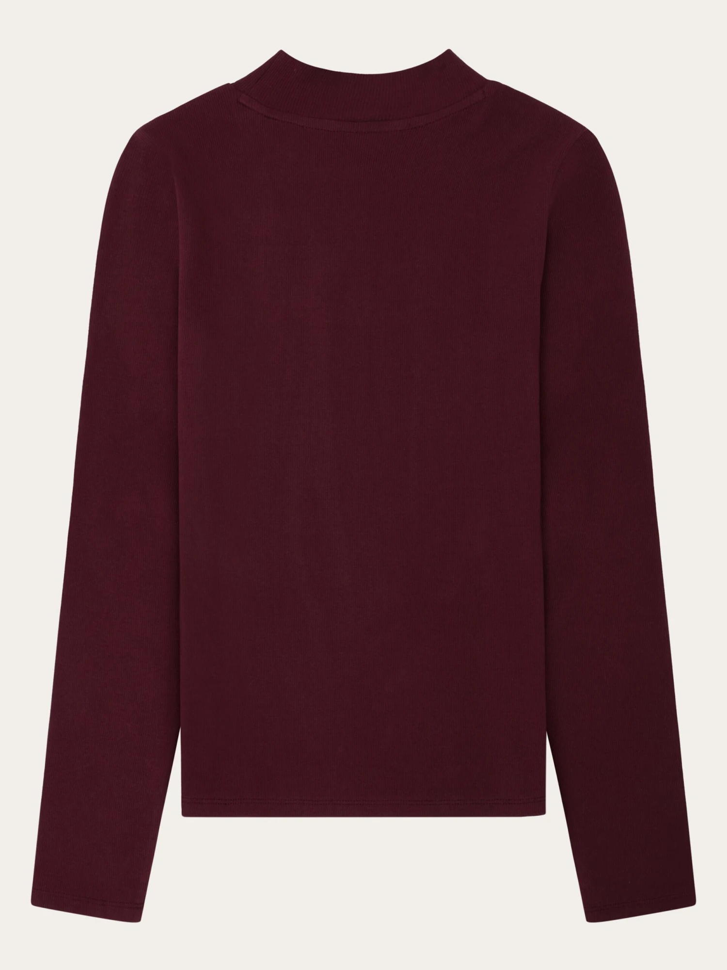 Rib High Neck LS - Fig 4 Rib High Neck LS - Fig - Image 2