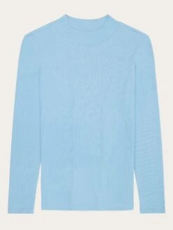 Rib High Neck LS - Glacier Lake