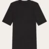 Rib High Neck Short Sleeve - Black Jet -Knowledge Cotton Apparel Store Rib high neck short sleeve T shirts 2010034 1300 Black Jet 2 d0898459 c3fc 4efe aea2 0812c108129e