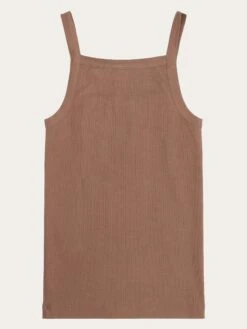 Rib Strap Top - Tuffet 7 Rib Strap Top - Tuffet -Knowledge Cotton Apparel Store Rib strap top T shirts 2010015 1019 Tuffet 2