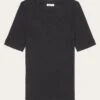 Rib T-shirt - Black Jet -Knowledge Cotton Apparel Store Rib t shirt T shirts 2010014 1300 Black Jet 2 aab3bb11 620b 43a5 95ea b0b59ca7343d