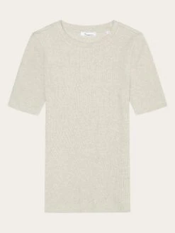 Rib T-shirt - Gray Chateau Melange