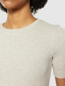 Rib T-shirt - Gray Chateau Melange 11 Rib T-shirt - Gray Chateau Melange -Knowledge Cotton Apparel Store Rib t shirt T shirts 2010014 1479 Gray Chateau Melange 4