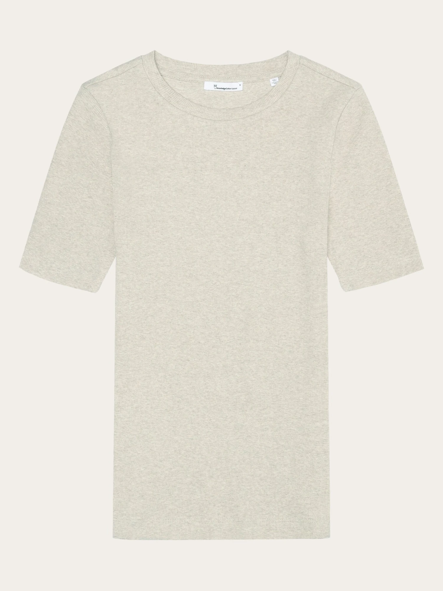 Rib T-shirt - Gray Chateau Melange 3 Rib T-shirt - Gray Chateau Melange