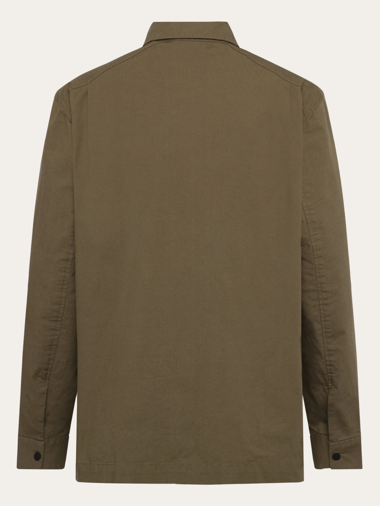 Ripstop Overshirt - Burned Olive 5 Ripstop Overshirt - Burned Olive - Image 3