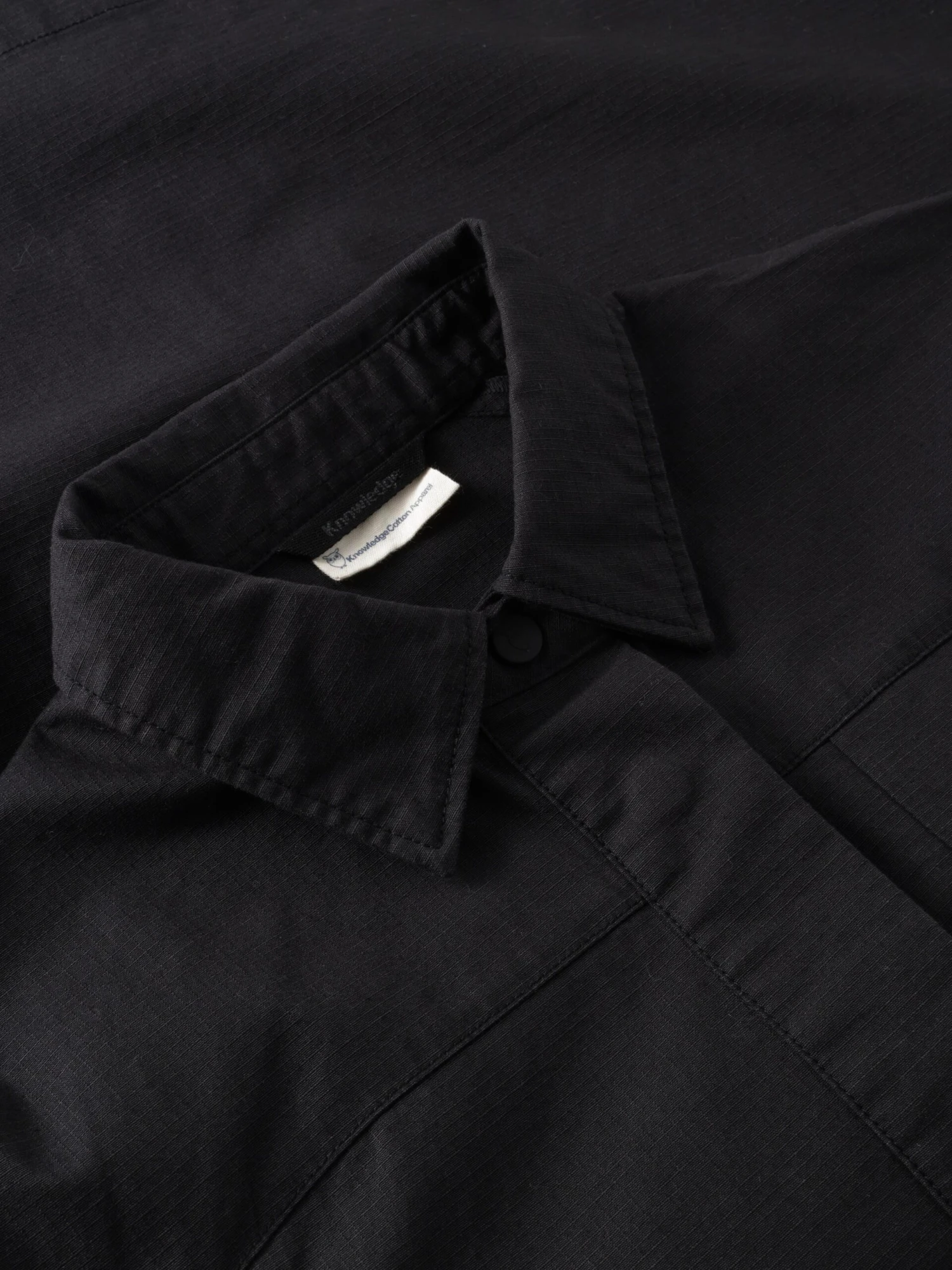 Ripstop Overshirt - Black Jet 4 Ripstop Overshirt - Black Jet - Image 2