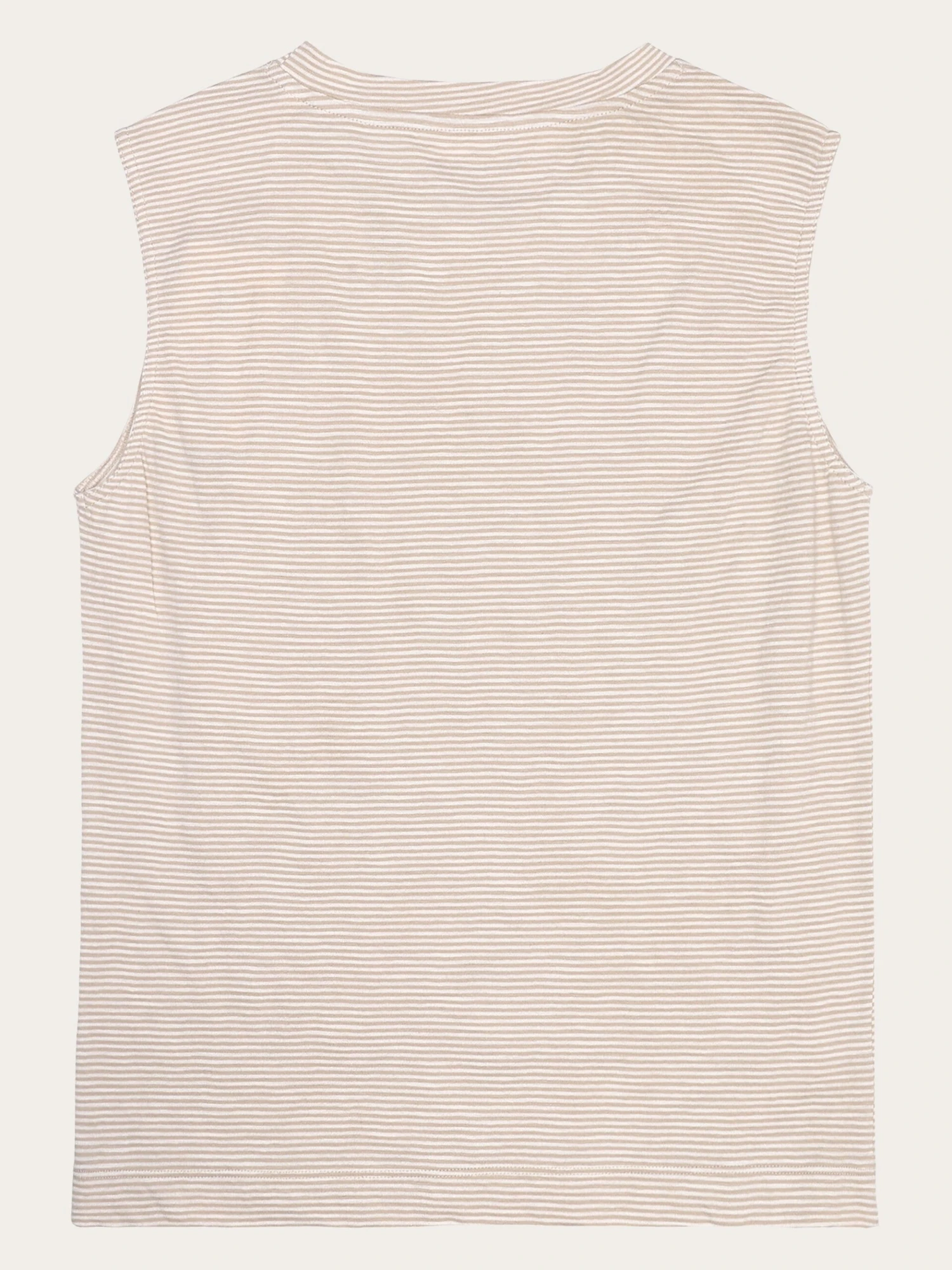 Slub Tanktop - GOTS/Vegan - Creme Stripe 5 Slub Tanktop - GOTS/Vegan - Creme Stripe - Image 3