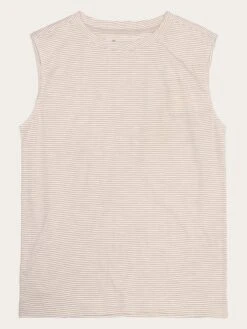 Slub Tanktop - GOTS/Vegan - Creme Stripe