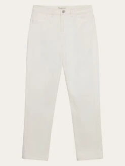 Stella Slim Twill Pants - Egret