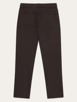 Stella Slim Twill Pants - Chocolate Torte 7 Stella Slim Twill Pants - Chocolate Torte -Knowledge Cotton Apparel Store Stella slim twill pants Pants 2070088 1487 Chocolate Torte 2