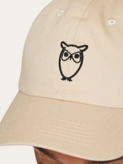 Twill Logo Cap - Light Feather Gray 10 Twill Logo Cap - Light Feather Gray -Knowledge Cotton Apparel Store Twill baseball cap GOTS Vegan Caps 1230014 1228 Light feather gray 3