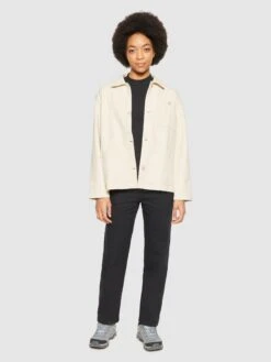 Twill Workwear Jacket - GOTS/Vegan - Egret 10 Twill Workwear Jacket - GOTS/Vegan - Egret -Knowledge Cotton Apparel Store Twill workwear jacket GOTS Vegan Overshirts 2190022 1387 Egret 3