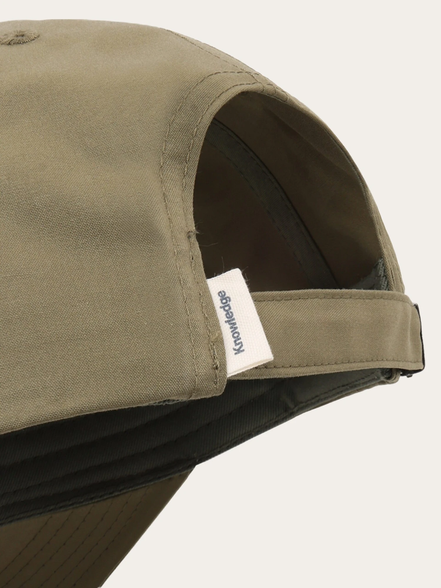 Vent 200 Canvas Badge Cap GOTS - Burned Olive 4 Vent 200 Canvas Badge Cap GOTS - Burned Olive - Image 2