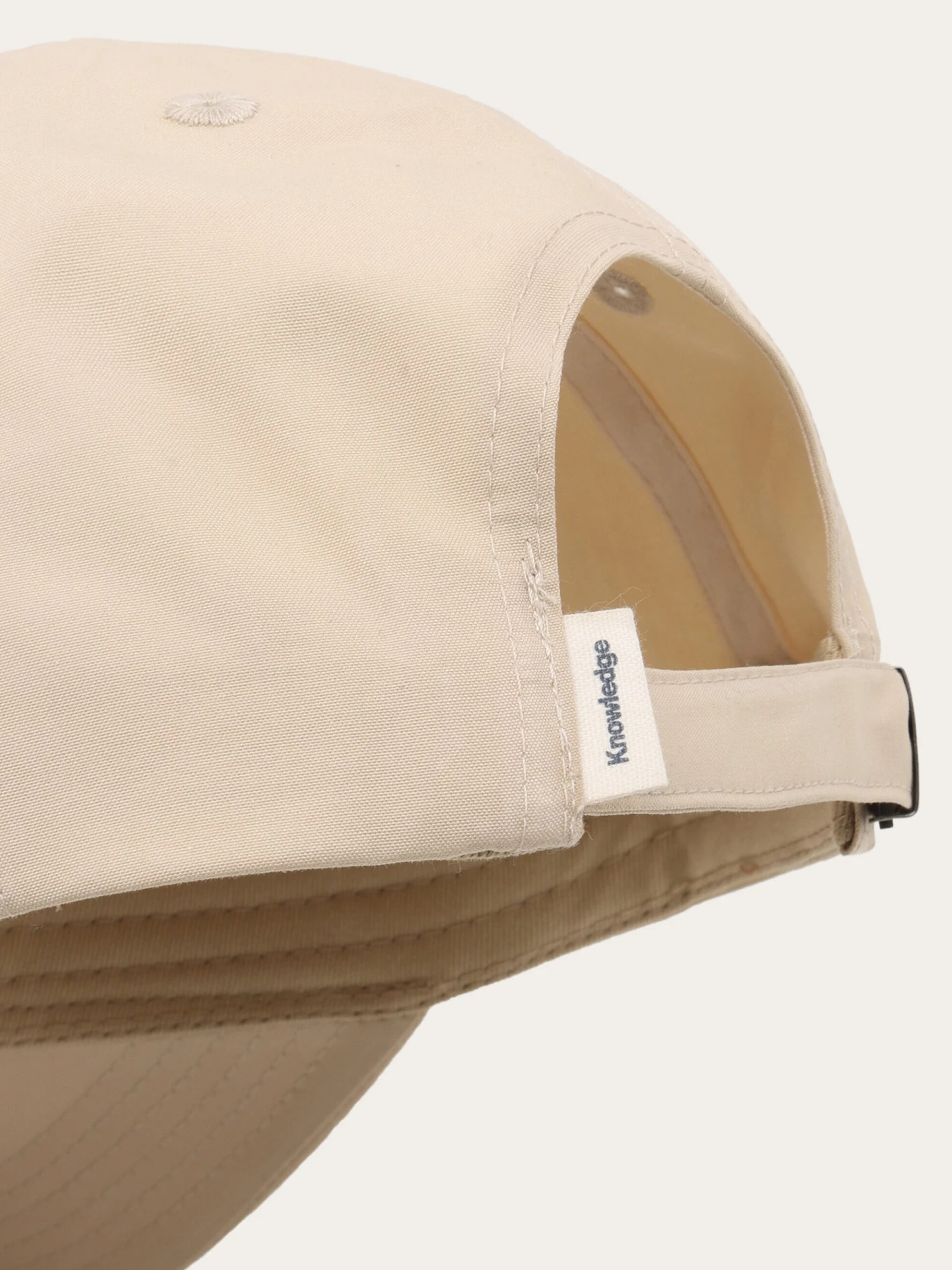 Vent 200 Canvas Badge Cap GOTS - Light Feather Gray 4 Vent 200 Canvas Badge Cap GOTS - Light Feather Gray - Image 2