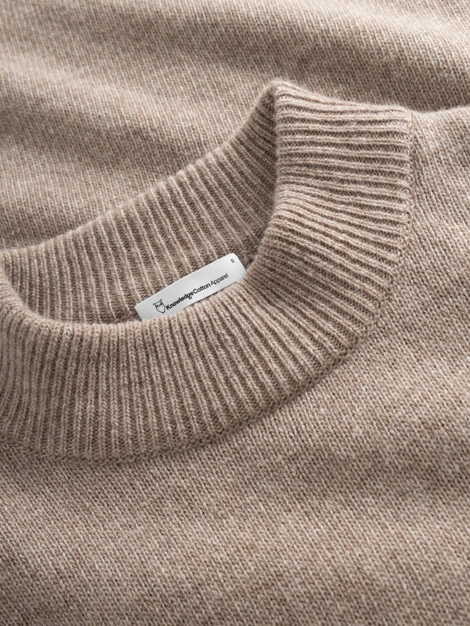 Wool Crew Neck Mid Length Dress - Kelp Melange 8 Wool Crew Neck Mid Length Dress - Kelp Melange - Image 6